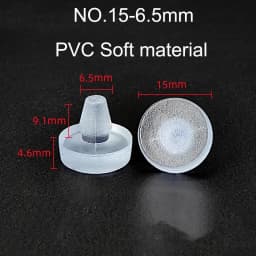 10/20pcs Round PVC Furniture Foot Nail Rubber Glide Nail Office Table Chair Leg Floor Protector Round Sliding Disc Noise Killer