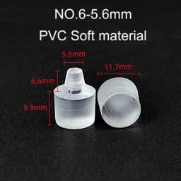 10/20pcs Round PVC Furniture Foot Nail Rubber Glide Nail Office Table Chair Leg Floor Protector Round Sliding Disc Noise Killer
