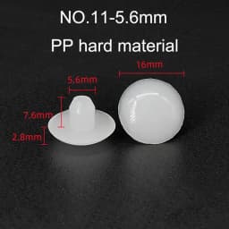 10/20pcs Round PVC Furniture Foot Nail Rubber Glide Nail Office Table Chair Leg Floor Protector Round Sliding Disc Noise Killer