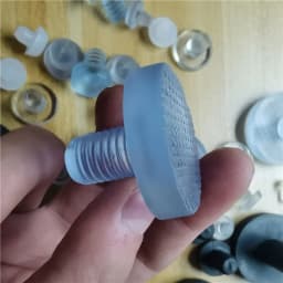 10/20pcs Round PVC Furniture Foot Nail Rubber Glide Nail Office Table Chair Leg Floor Protector Round Sliding Disc Noise Killer
