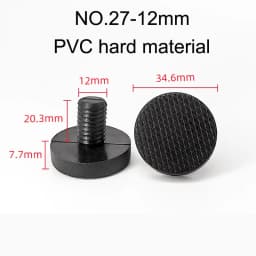 10/20pcs Round PVC Furniture Foot Nail Rubber Glide Nail Office Table Chair Leg Floor Protector Round Sliding Disc Noise Killer