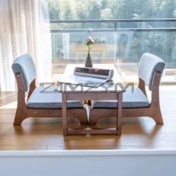 Modern Lazy Sofa Chair Japanese Living Room Furniture Back Floor Nordic Wind Bay Window Wood Low Chair