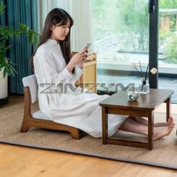 Modern Lazy Sofa Chair Japanese Living Room Furniture Back Floor Nordic Wind Bay Window Wood Low Chair