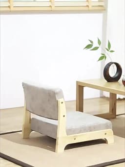 Modern Lazy Sofa Chair Japanese Living Room Furniture Back Floor Nordic Wind Bay Window Wood Low Chair