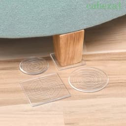 4Pcs Silicone Non-Slip Pad Anti-moving Table Foot Mat Bed Foot Antislip Fixator Transparent Anti Vibration Pads Furniture Gasket