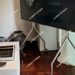 43-75 Inch Household TV Floor Stand, Living Room, Bedroom, Stainless Steel Detachable and Simple Hanger