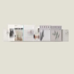 Acrylic Magazine Rack Wall Mount Literature Organizer Floating Bookshelves Italian Brochure Holder Pamphlet Stand Hang Display