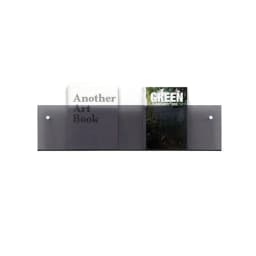 Acrylic Magazine Rack Wall Mount Literature Organizer Floating Bookshelves Italian Brochure Holder Pamphlet Stand Hang Display