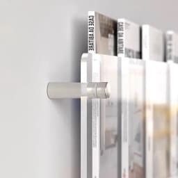 Acrylic Magazine Rack Wall Mount Literature Organizer Floating Bookshelves Italian Brochure Holder Pamphlet Stand Hang Display