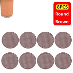 8PCS Home Self-Adhesive Table Leg Caps Furniture Leg Pad Sofa Chair Feet Cover Floor Protector