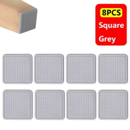 8PCS Home Self-Adhesive Table Leg Caps Furniture Leg Pad Sofa Chair Feet Cover Floor Protector