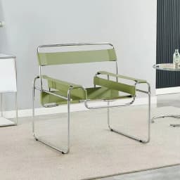 Vasily Chair Designer Single Used Casual Sofa Chair Stainless Steel Saddle Leather Living Room Balcony Study Chair Sofa Chairs