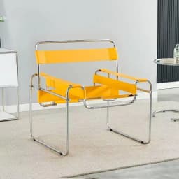 Vasily Chair Designer Single Used Casual Sofa Chair Stainless Steel Saddle Leather Living Room Balcony Study Chair Sofa Chairs