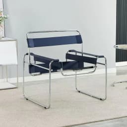 Vasily Chair Designer Single Used Casual Sofa Chair Stainless Steel Saddle Leather Living Room Balcony Study Chair Sofa Chairs