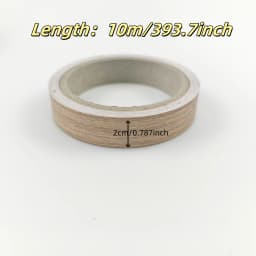 1PC 10mx2cm Preglued Edging PVC Edge Banding for Wood Kitchen Wardrobe Furniture Table Desk Board Edgeband Edger Glossy