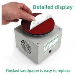 150W Mini Electric 4" Disc Sander Multi-function Polishing Grinder Adjustable Speed Surface Polisher Machine With LCD Display