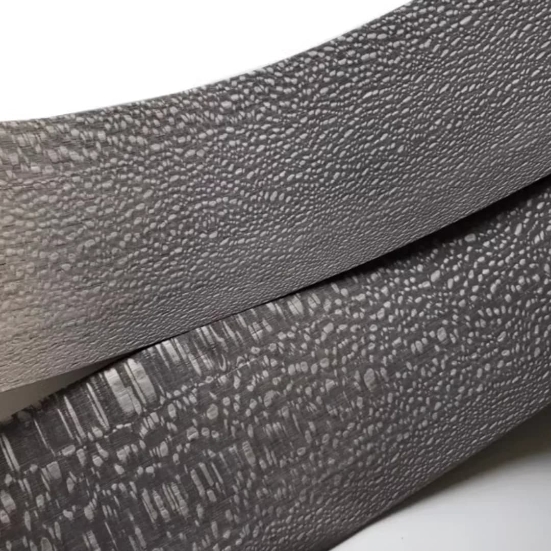 Length:2.5meters Width:160mm Thick:0.25mm Natural black pearl starry wood veneer Audio Guitars Instruments Furniture Walls Decor
