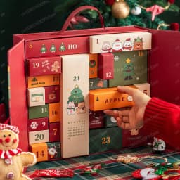 Christmas birthday empty box blind box countdown calendar gift box complete set