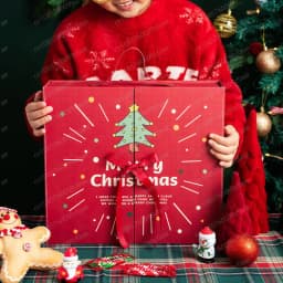 Christmas birthday empty box blind box countdown calendar gift box complete set