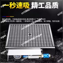 CNC Vacuum Suction Cup Industrial PVC Stainless Steel Iron Copper Plate Automatic Pressure Holding Pneumatic Suction Table