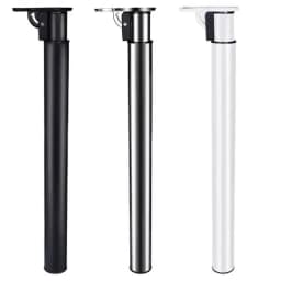 Foldable Height Adjustable Table Legs Commercial Iron Art Frame Home Table Adjust Rack Thick Non-Slip Stable Furniture Support