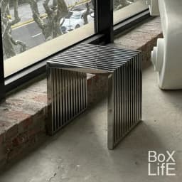 Modern Simple Stainless Steel Side Table Baohaus Medieval Living Room Metal Coffee Table Cafe Small Long Table
