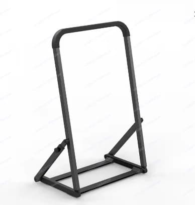Foldable Home Stepper Machine – Small Elliptical Stepper with Dual Angle Adjustable Armrest & Exercise Assist Rail