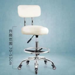 Backrest Lift Swivel Chair Pulley Kitchen Cook Barber Chair Treatment Saddle Stool Cosmetic Aesthetic Master Стул На Колесиках