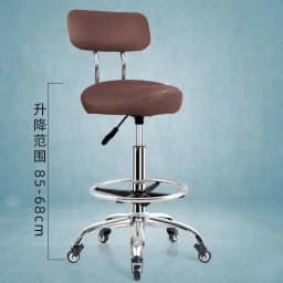 Backrest Lift Swivel Chair Pulley Kitchen Cook Barber Chair Treatment Saddle Stool Cosmetic Aesthetic Master Стул На Колесиках