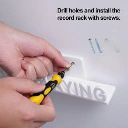 Record Shelf Wall Mount Now Playing Acrylic DVDs Record Display Stand Vinyl Record Shelf For Albums Home Accessories