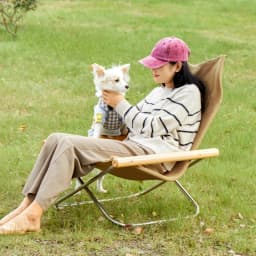 Foldable Chair for Small Spaces, Living Room, Balcony, Modern Lounge Chair for Home or Outdoor Use, Tear-Resistant Canvas Fabric