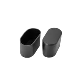 10 Pcs/Lot 30/40/50/60mm Lenght Oval Jacket PVC Cover Dan Chair Foot Furniture Accessories Thickened Wear-resistant Leg Durable