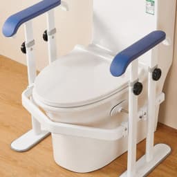 Elderly Dual Assist Handrail Anti-Slip Stable Frame No-Drill Adjustable Height Anti-Tip Safety Rail Durable Support