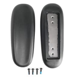 1 Pair PU Leather Office Home Computer Chair Replacement Pressure Relief Arm Pads Caps Armrest Univeral 4" 5.5" Mounting Hole