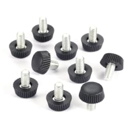 10Pc M6*10mm Thread Height Adjustable Leveling Chair Leg Feet Furniture Mat Screw-in Base Sofa Bed Cabinet Table Floor Protector