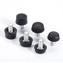 10Pc M6*10mm Thread Height Adjustable Leveling Chair Leg Feet Furniture Mat Screw-in Base Sofa Bed Cabinet Table Floor Protector