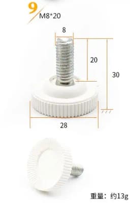 8pc/pack Anti-skid Furniture Adjustable Bolt Chair Feet Level Floor Protector Leg Pad Base M8 M6 Sofa Cabinet Table Mute Damping