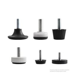 8pc/pack Anti-skid Furniture Adjustable Bolt Chair Feet Level Floor Protector Leg Pad Base M8 M6 Sofa Cabinet Table Mute Damping