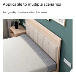 Bed Extender Headboard Pillow, Mattress Gap Filler, Closed Gap Between Mattress Headboard and Wall Bed Cushion, Sofa Pad