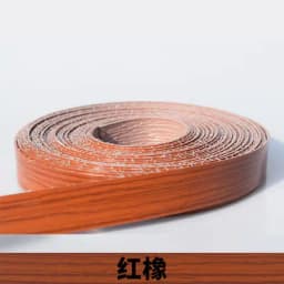 New 10m Self Adhesive Furniture Wood Veneer Decorative Banding Pvc For Furniture Cabinet Office Table Wood Surface Edging
