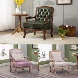European and American solid wood retro sofa chair single leisure coffee shop to negotiate tiger chair bed and breakfast