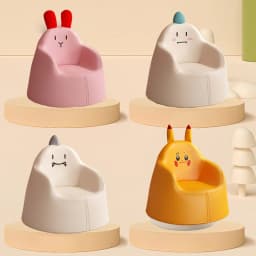 Cartoon lazy Children mini Sofa Backrest Armchair PU waterproof Kids Sofa Lovely baby bedroom Confortable Sofa Kid Furniture