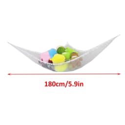 Mesh Net Toy Hammock Corner Stuffed Animals Kids Baby Hanging Storage Organizer