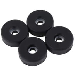 4Pcs 30x10mm Plastic Bumpers Embedded Washer Feet Pad Instrument Holder