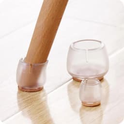 4pcs Furniture Table Feet sofa Pads Protection rubber Non-slip Thicken PVC Wear-resistant Chair Leg Caps Wood Floor Protectors
