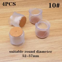 4pcs Furniture Table Feet sofa Pads Protection rubber Non-slip Thicken PVC Wear-resistant Chair Leg Caps Wood Floor Protectors