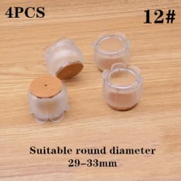 4pcs Furniture Table Feet sofa Pads Protection rubber Non-slip Thicken PVC Wear-resistant Chair Leg Caps Wood Floor Protectors