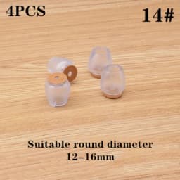 4pcs Furniture Table Feet sofa Pads Protection rubber Non-slip Thicken PVC Wear-resistant Chair Leg Caps Wood Floor Protectors
