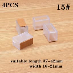 4pcs Furniture Table Feet sofa Pads Protection rubber Non-slip Thicken PVC Wear-resistant Chair Leg Caps Wood Floor Protectors