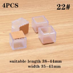 4pcs Furniture Table Feet sofa Pads Protection rubber Non-slip Thicken PVC Wear-resistant Chair Leg Caps Wood Floor Protectors
